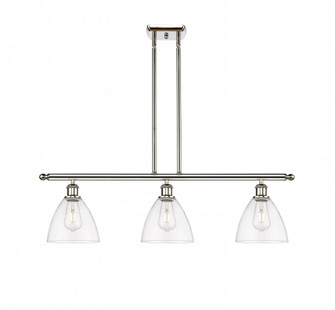 Bristol - 3 Light - 36 inch - Polished Nickel - Stem hung - Island Light (3442|516-3I-PN-GBD-752)