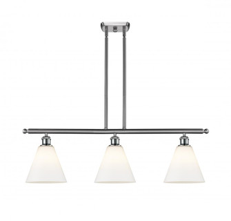 Berkshire - 3 Light - 36 inch - Brushed Satin Nickel - Cord hung - Island Light (3442|516-3I-SN-GBC-81-LED)