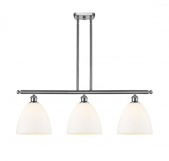 Bristol - 3 Light - 36 inch - Brushed Satin Nickel - Stem hung - Island Light (3442|516-3I-SN-GBD-91-LED)