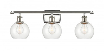 Athens - 3 Light - 26 inch - Polished Nickel - Bath Vanity Light (3442|516-3W-PN-G122-6)