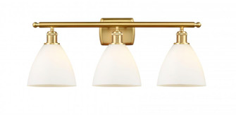 Bristol - 3 Light - 28 inch - Satin Gold - Bath Vanity Light (3442|516-3W-SG-GBD-751)