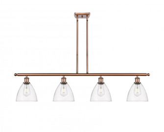 Bristol - 4 Light - 48 inch - Antique Copper - Stem hung - Island Light (3442|516-4I-AC-GBD-752)