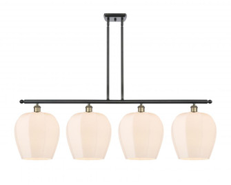 Norfolk - 4 Light - 50 inch - Black Antique Brass - Stem hung - Island Light (3442|516-4I-BAB-G461-12)