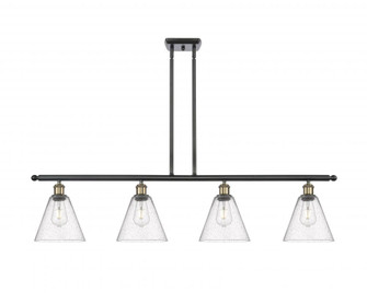 Berkshire - 4 Light - 48 inch - Black Antique Brass - Stem hung - Island Light (3442|516-4I-BAB-GBC-84)