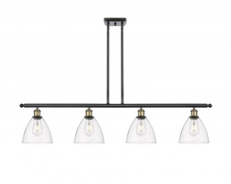 Bristol - 4 Light - 48 inch - Black Antique Brass - Stem hung - Island Light (3442|516-4I-BAB-GBD-752)