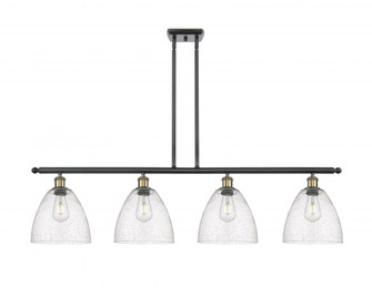 Bristol - 4 Light - 48 inch - Black Antique Brass - Stem hung - Island Light (3442|516-4I-BAB-GBD-94-LED)