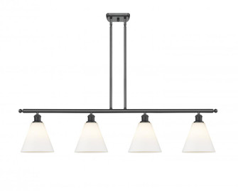 Berkshire - 4 Light - 48 inch - Matte Black - Stem hung - Island Light (3442|516-4I-BK-GBC-81)