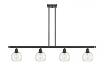 Athens - 4 Light - 48 inch - Oil Rubbed Bronze - Stem hung - Island Light (3442|516-4I-OB-G122-6)