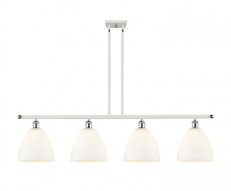 Bristol - 4 Light - 48 inch - White Polished Chrome - Stem hung - Island Light (3442|516-4I-WPC-GBD-91)