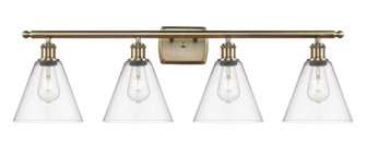 Berkshire - 4 Light - 38 inch - Antique Brass - Bath Vanity Light (3442|516-4W-AB-GBC-82-LED)