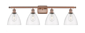 Bristol - 4 Light - 38 inch - Antique Copper - Bath Vanity Light (3442|516-4W-AC-GBD-752)