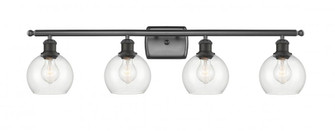 Athens - 4 Light - 36 inch - Oil Rubbed Bronze - Bath Vanity Light (3442|516-4W-OB-G122-6-LED)