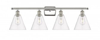 Berkshire - 4 Light - 38 inch - Polished Nickel - Bath Vanity Light (3442|516-4W-PN-GBC-82)