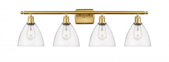Bristol - 4 Light - 38 inch - Satin Gold - Bath Vanity Light (3442|516-4W-SG-GBD-752-LED)