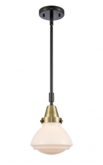 Olean - 1 Light - 7 inch - Black Antique Brass - Mini Pendant (3442|447-1S-BAB-G321)