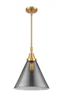 Cone - 1 Light - 12 inch - Satin Gold - Mini Pendant (3442|447-1S-SG-G43-L)