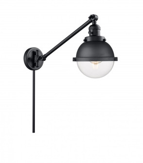 Hampden - 1 Light - 7 inch - Matte Black - Swing Arm (3442|237-BK-HFS-62-BK-LED)