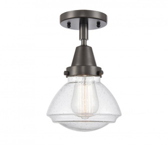 Olean - 1 Light - 7 inch - Oil Rubbed Bronze - Semi-Flush Mount (3442|447-1C-OB-G324-LED)