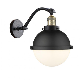 Hampden - 1 Light - 9 inch - Black Antique Brass - Adjustable Sconce (3442|515-1W-BAB-HFS-81-BK)