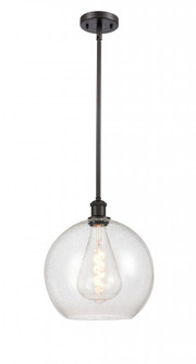 Athens - 1 Light - 12 inch - Oil Rubbed Bronze - Mini Pendant (3442|516-1S-OB-G124-12-LED)