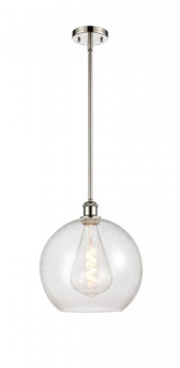 Athens - 1 Light - 12 inch - Polished Nickel - Mini Pendant (3442|516-1S-PN-G124-12-LED)