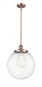 Beacon - 1 Light - 14 inch - Antique Copper - Stem Hung - Pendant (3442|201S-AC-G202-14)
