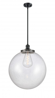 Beacon - 1 Light - 18 inch - Matte Black - Stem Hung - Pendant (3442|201S-BK-G204-18)
