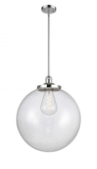 Beacon - 1 Light - 18 inch - Polished Chrome - Stem Hung - Pendant (3442|201S-PC-G204-18-LED)