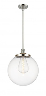 Beacon - 1 Light - 14 inch - Polished Nickel - Stem Hung - Pendant (3442|201S-PN-G202-14)