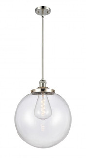 Beacon - 1 Light - 16 inch - Polished Nickel - Stem Hung - Pendant (3442|201S-PN-G202-16-LED)
