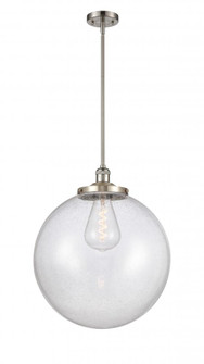 Beacon - 1 Light - 18 inch - Brushed Satin Nickel - Stem Hung - Pendant (3442|201S-SN-G204-18-LED)