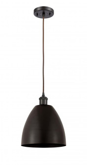 Bristol - 1 Light - 9 inch - Oil Rubbed Bronze - Cord hung - Mini Pendant (3442|516-1P-OB-MBD-9-OB-LED)