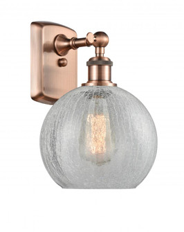 Athens - 1 Light - 8 inch - Antique Copper - Sconce (3442|516-1W-AC-G125-8)