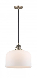 Bell - 1 Light - 12 inch - Antique Brass - Cord hung - Mini Pendant (3442|201CSW-AB-G71-L-LED)