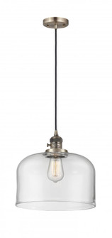 Bell - 1 Light - 12 inch - Antique Brass - Cord hung - Mini Pendant (3442|201CSW-AB-G72-L)