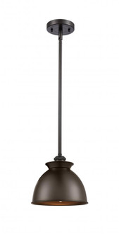 Adirondack - 1 Light - 8 inch - Oil Rubbed Bronze - Mini Pendant (3442|516-1S-OB-M14-OB)