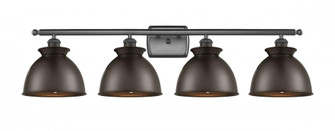 Adirondack - 4 Light - 38 inch - Oil Rubbed Bronze - Bath Vanity Light (3442|516-4W-OB-M14-OB)