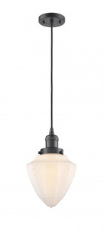 Bullet - 1 Light - 7 inch - Oil Rubbed Bronze - Cord hung - Mini Pendant (3442|201C-OB-G661-7)