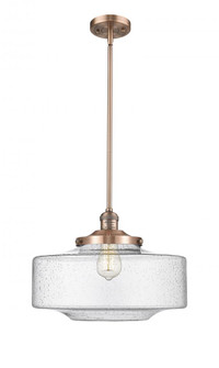 Bridgeton - 1 Light - 12 inch - Antique Copper - Stem Hung - Mini Pendant (3442|201S-AC-G694-16-LED)