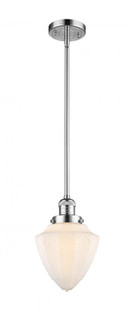 Bullet - 1 Light - 7 inch - Polished Chrome - Stem Hung - Mini Pendant (3442|201S-PC-G661-7)