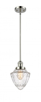 Bullet - 1 Light - 7 inch - Polished Nickel - Stem Hung - Mini Pendant (3442|201S-PN-G664-7-LED)