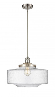 Bridgeton - 1 Light - 16 inch - Brushed Satin Nickel - Stem Hung - Mini Pendant (3442|201S-SN-G694-16-LED)