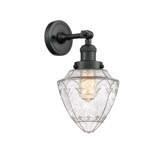 Bullet - 1 Light - 7 inch - Matte Black - Adjustable Sconce (3442|203-BK-G664-7-LED)