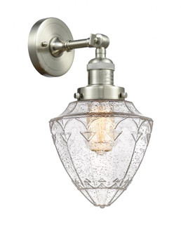 Bullet - 1 Light - 7 inch - Brushed Satin Nickel - Adjustable Sconce (3442|203-SN-G664-7-LED)