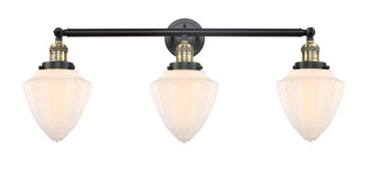 Bullet - 3 Light - 34 inch - Black Antique Brass - Bath Vanity Light (3442|205-BAB-G661-7)