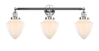 Bullet - 3 Light - 34 inch - Polished Chrome - Bath Vanity Light (3442|205-PC-G661-7)