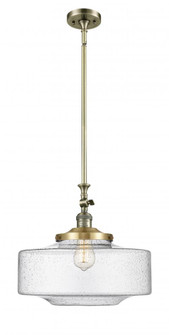 Bridgeton - 1 Light - 16 inch - Antique Brass - Stem Hung - Adjustable Mini Pendant (3442|206-AB-G694-16)