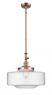 Bridgeton - 1 Light - 16 inch - Antique Copper - Stem Hung - Adjustable Mini Pendant (3442|206-AC-G694-16-LED)
