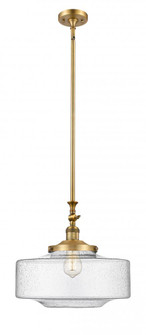 Bridgeton - 1 Light - 16 inch - Brushed Brass - Stem Hung - Adjustable Mini Pendant (3442|206-BB-G694-16-LED)