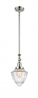 Bullet - 1 Light - 7 inch - Polished Nickel - Stem Hung - Adjustable Mini Pendant (3442|206-PN-G664-7-LED)